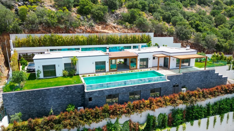 A Beautiful Modern Style Bungalow in the Heart of Bodrum Town with Stunning Bodrum Castle Views