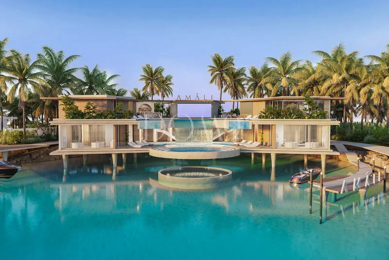 Luxurious villa on a private island in World Islands