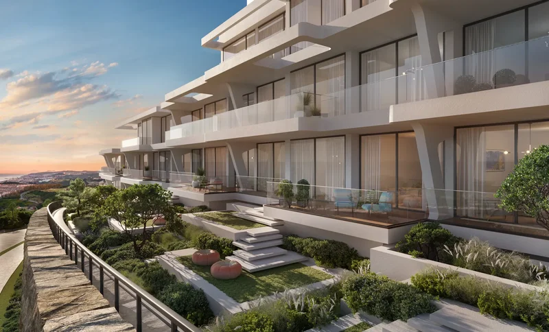 Private Garden with full Sea View | Finca Cortesin | Missoni Branded Residences