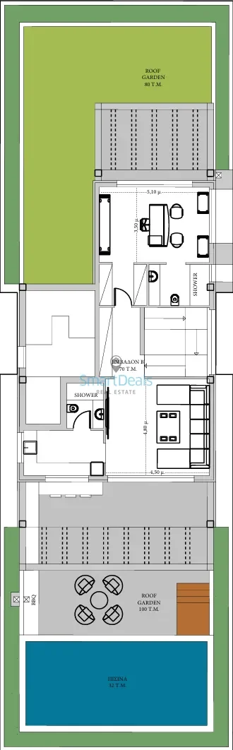 1801087 - Apartment For sale, Paleo Psichiko, 335 sq.m., €3.700.000