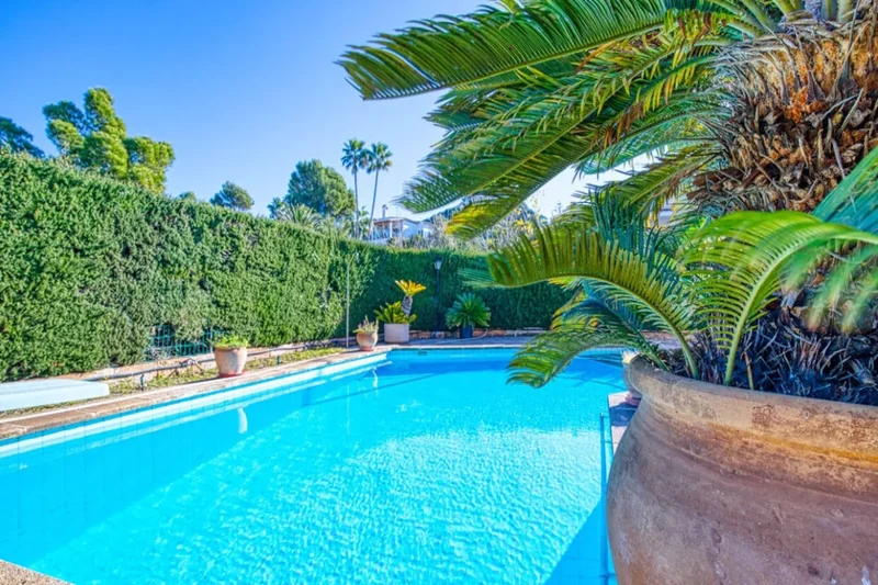 Generously Sized Villa Featuring a Pool, Terraces and Gardens in Santa Ponça
