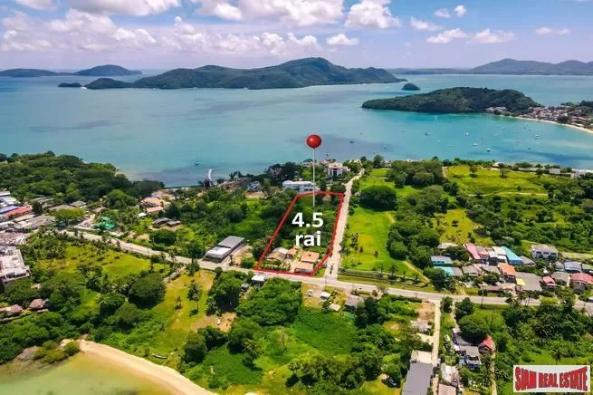 Large 4.5 Rai Sea View Land Plot for Sale in Cape Panwa, Phuket