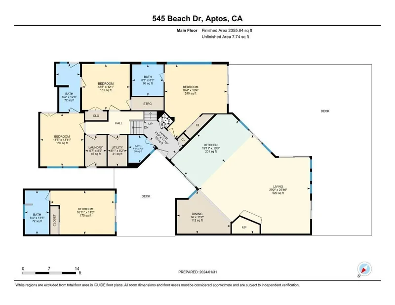 545 Beach Drive, Aptos, California, United States. - Photo 14