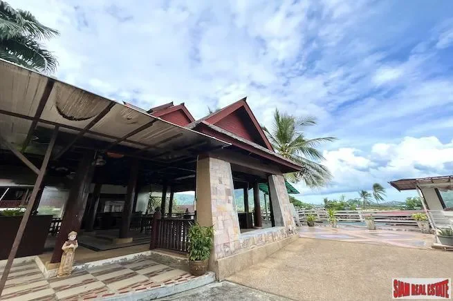 6 Rai Hillside Land with Beautiful Sea Views + 30 Building Resort Business for Sale in Lamai