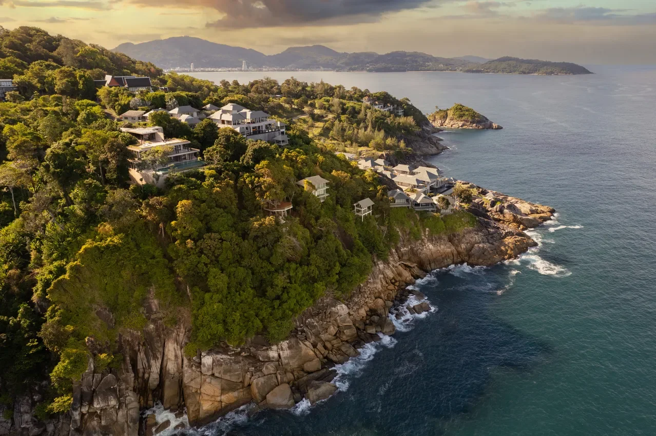 Majestic Cliffside Villa with Infinity Pool Overlooking the Andaman Sea on Expansive Land Plot in Ka
