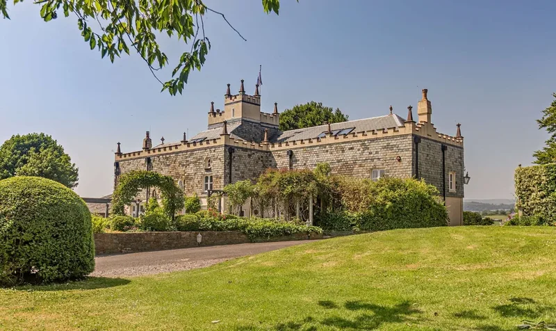 An impressive manor house with views to Dartmoor National Park