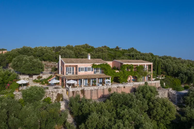 Exclusive Corfiot Estate with Panoramic Sea Views and Private Beach Access