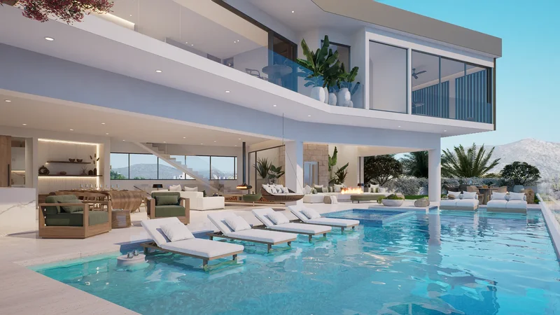 Endless Ocean Views Villa Pink Rose