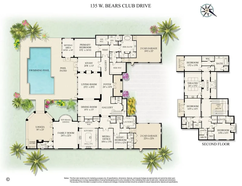 135 W Bears Club Drive, Jupiter, FL, 33477, USA, Jupiter, Florida, United States. - Photo 34