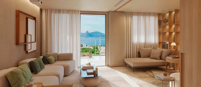 Glória Residencial – Luxury Apartment with Panoramic Views of Guanabara Bay