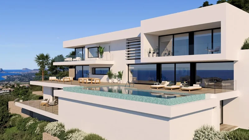 Villa Marblau Modern Luxury Villa In Residencial Jazmines Cumbre Del Sol
