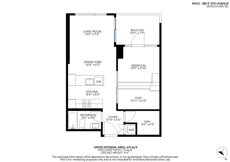 285 E 10th Avenue 1812, Vancouver, British Columbia, Canada. - Photo 21