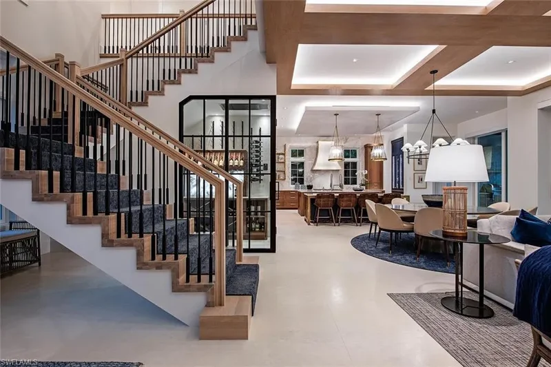 impeccable luxury home with wide vistas of Doubloon Bay