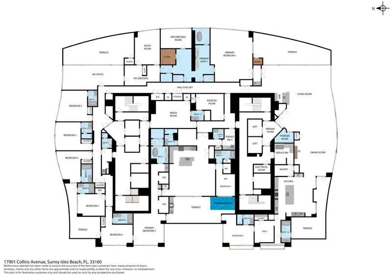 17901 Collins Ave, Sunny Isles Beach, FL 33160, Golden Beach, Florida, United States. - Photo 36