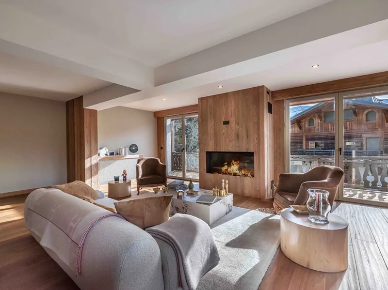 Renovated high-end semi-chalet - Jaillet - Unobstructed view and walking access to the village
