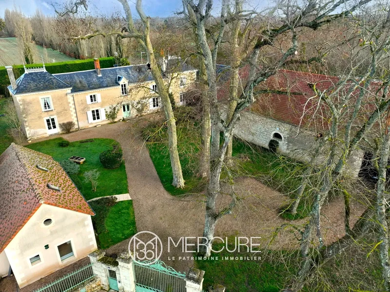 19th C. MANSION WITH GUEST HOUSE, POOL AND OUTBUILDING