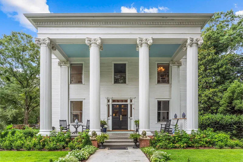 Historic Charm And Contemporary Sophistication In 1905 Greek Revival Estate