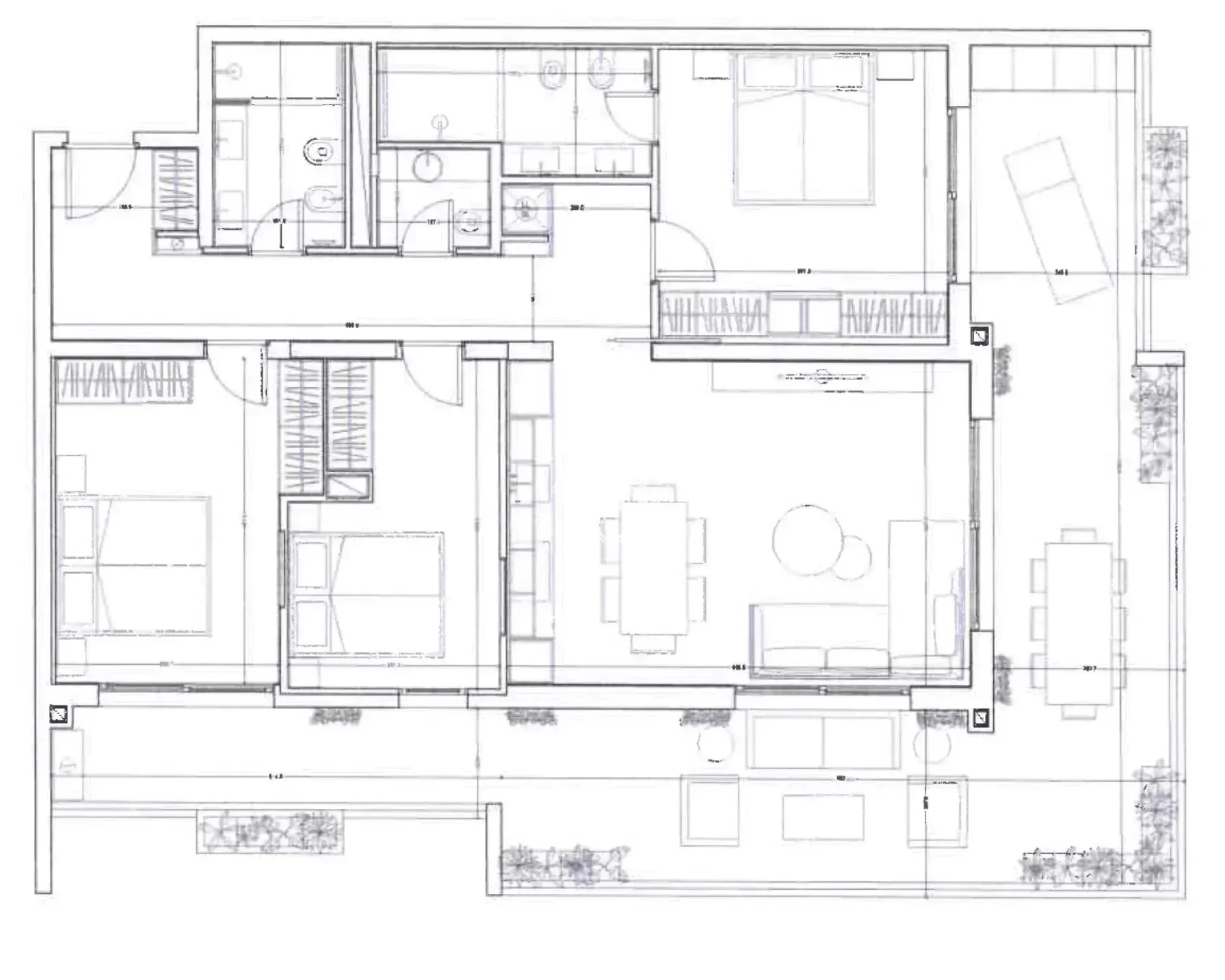 Family appartement with big terrace