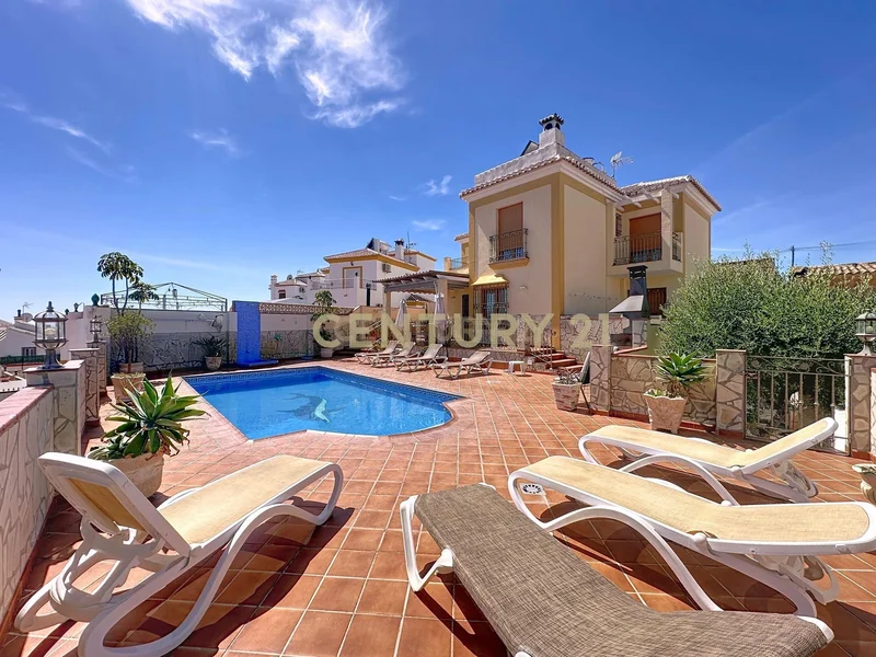 Exclusive detached villa in Nerja with private pool, panoramic views and guest apartment