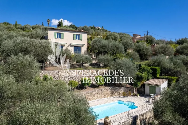 Cabris - Close to the village, sea & lake view