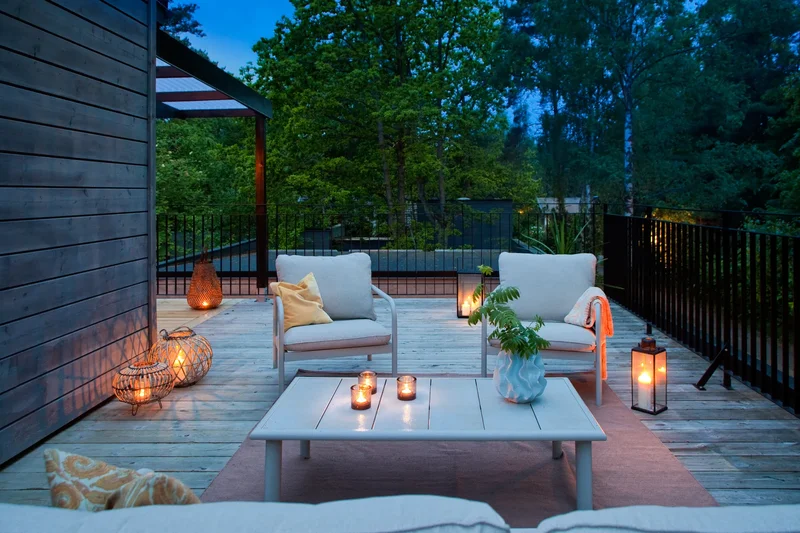 Sleek two-storey design with canal views, pool, and guest house