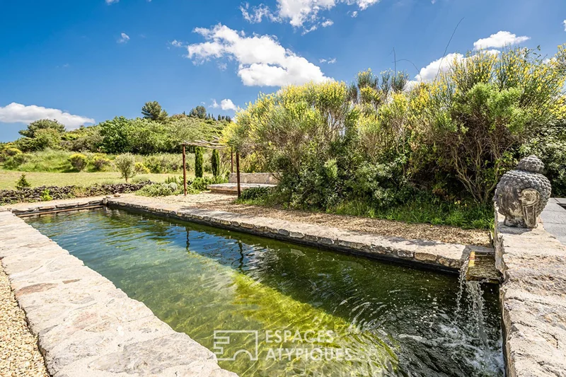 Sublime renovated ecological Bergerie' with view of Mount Canigou