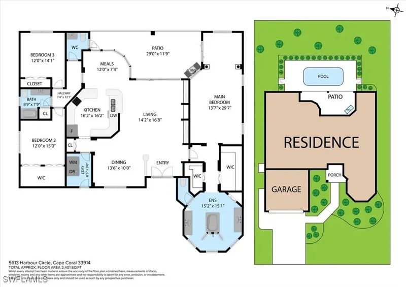 5613 Harbour Circle, Cape Coral, FL 33914, Cape Coral, Florida, United States. - Photo 49