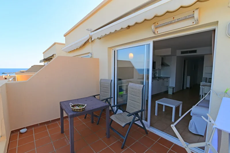 Frontline sea penthouse in Es Canar