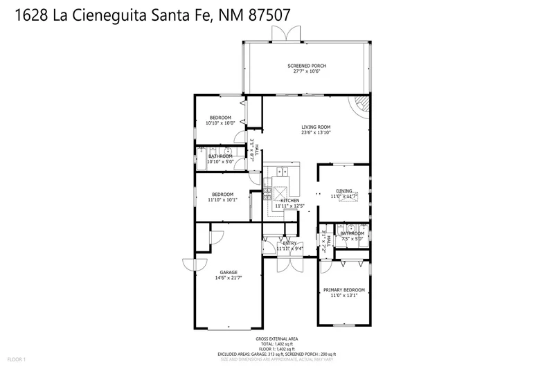1628 La Cieneguita , Santa Fe, NM 87507, Santa Fe, New Mexico, United States. - Photo 40