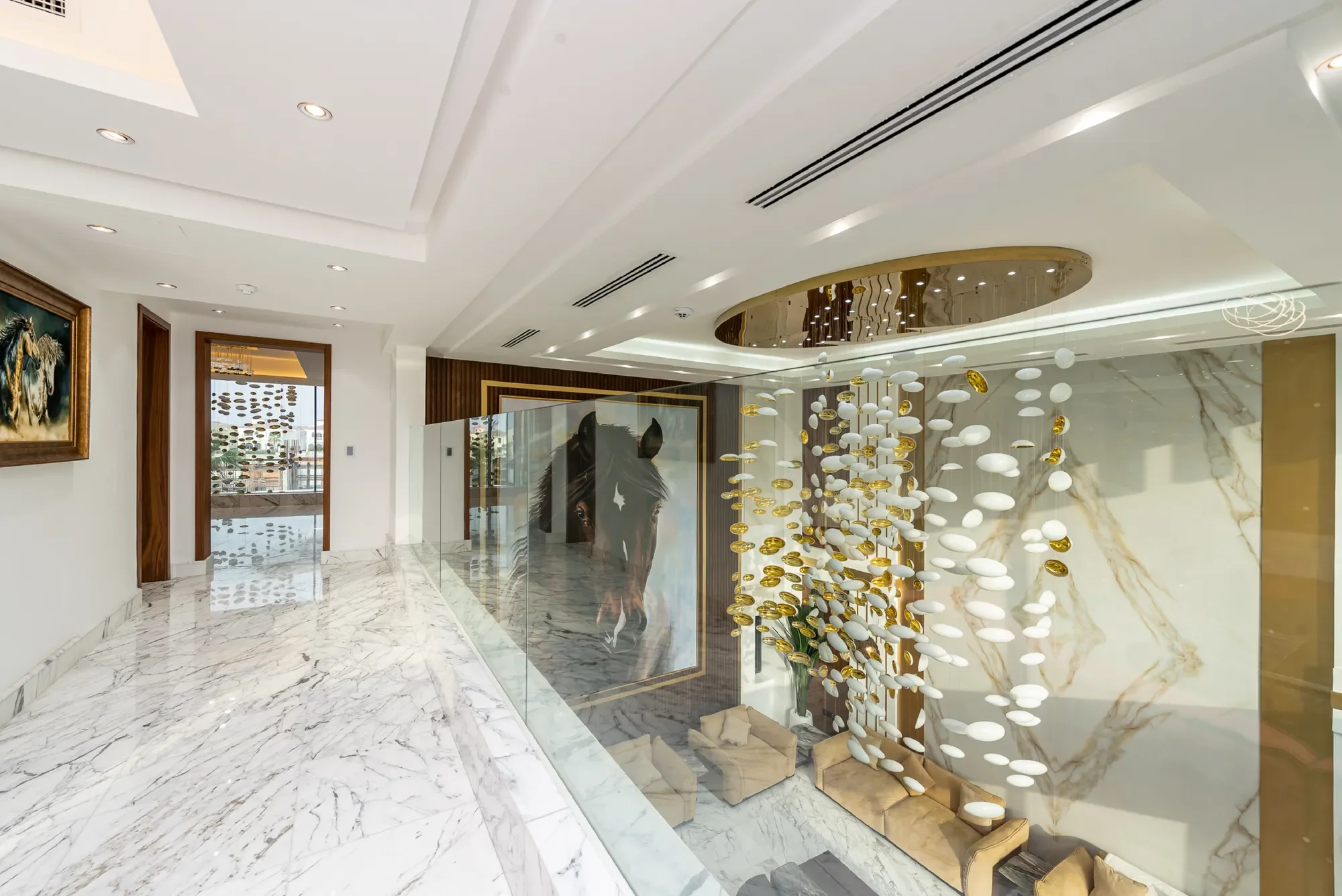 Custom Made Villa With Basement Car Garage