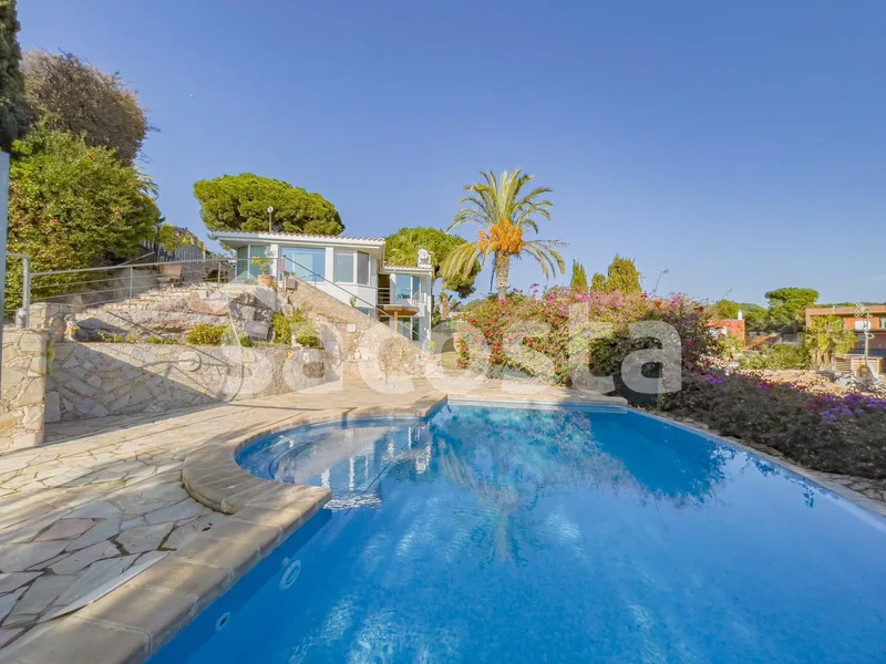 Spectacular House With Sea Views In Lloret De Mar, La Montgoda Area