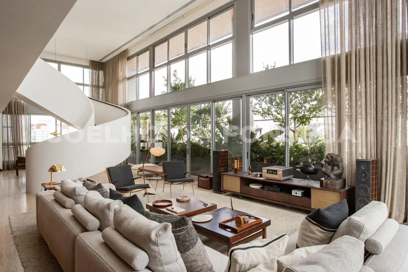 Furnished penthouse in the Autem Jardins building