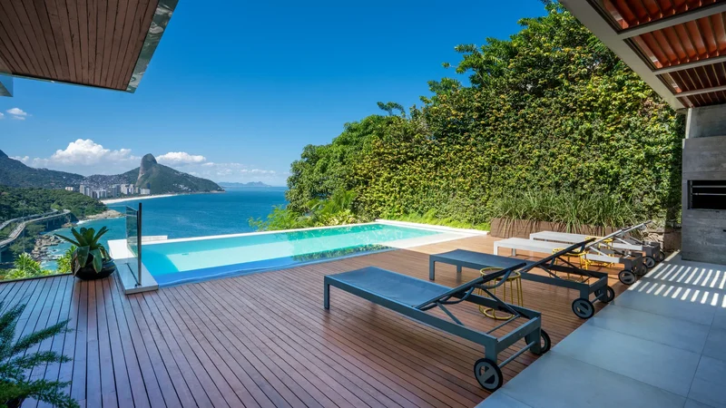 A dream house with spectacular sea view at Joá, Rio de Janeiro