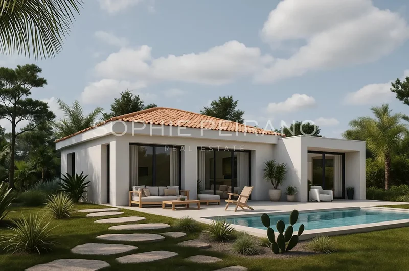 SUPER CANNES - MODERN VILLA WITH SWIMMING POOL