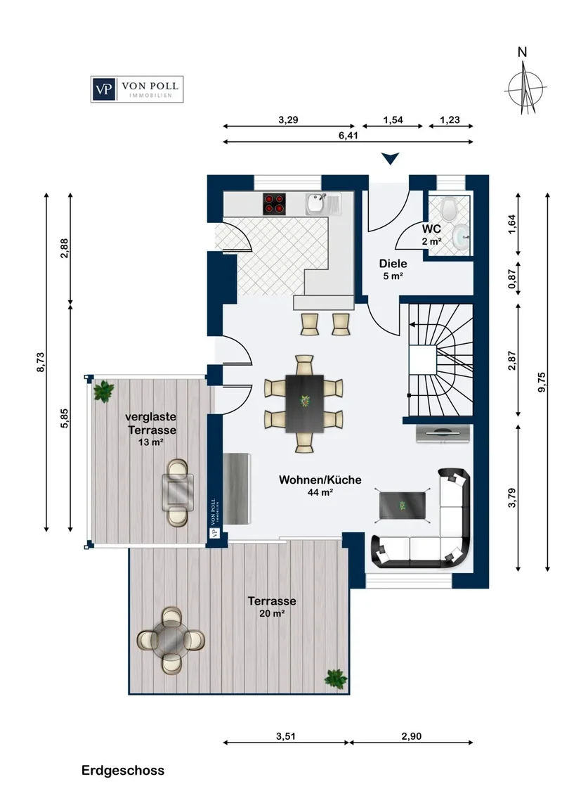 Refined Semi-Detached Home with Contemporary Comfort