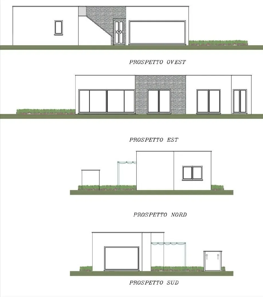 Contemporary Villa with seaviews and swimming pool under construction near Taormina, Sicily