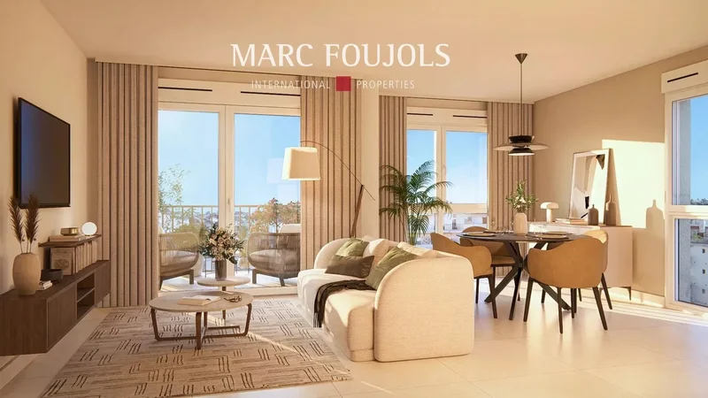 Nice - Off-plan- 3 bedroom-duplex, with balcony, terrace and parking.