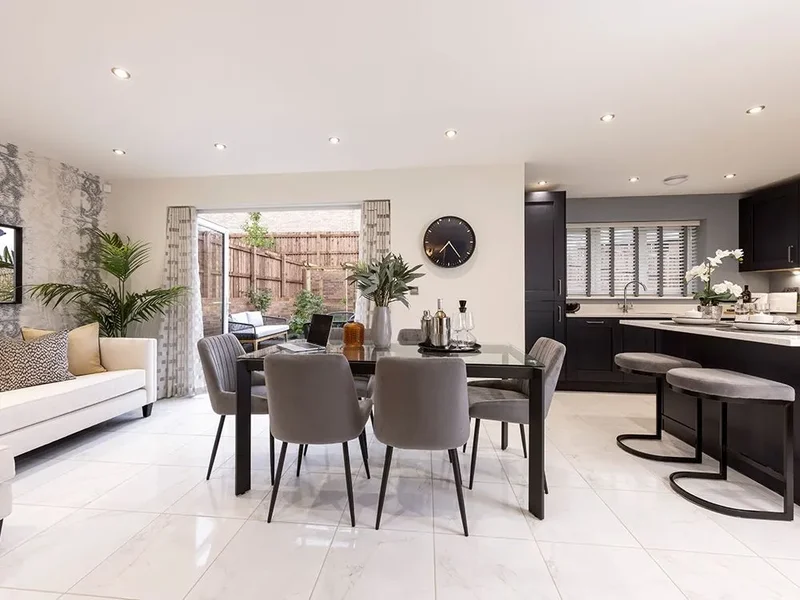 The 4-bedroom Sanderson is thoughtfully designed for modern living, featuring a beautiful open hallw