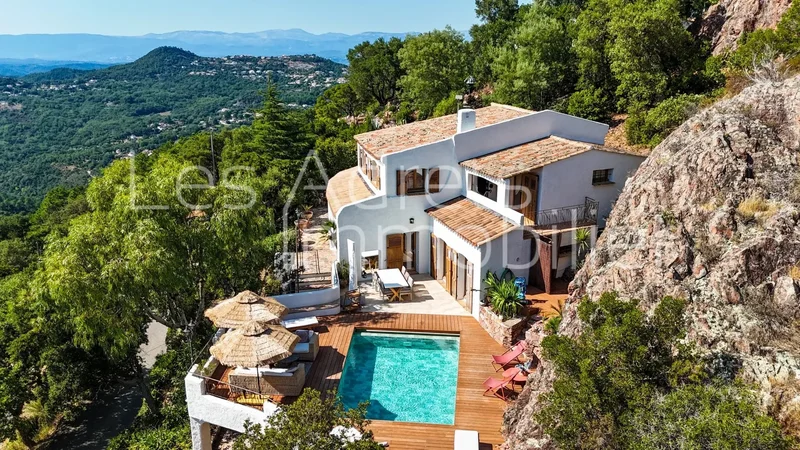 Unique Provençal Villa with Estérel View