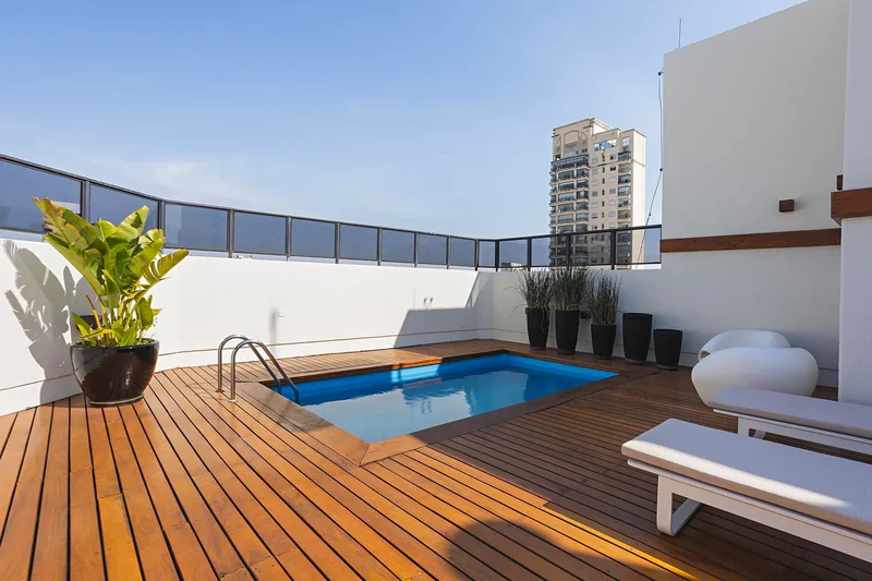 Duplex Penthouse With Full Leisure Area In A Quiet Moema Location