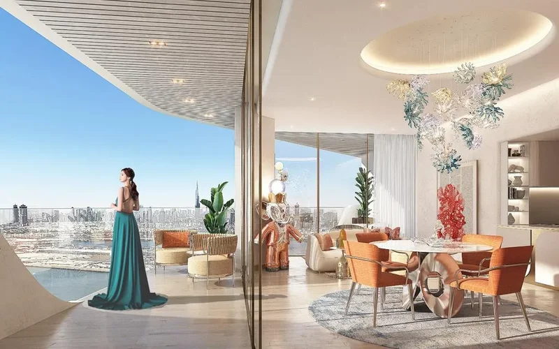 Luxury Endless sea views Apartment Nestled in the heart of Dubai Maritime City - Coral Reef