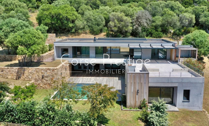 Contemporary Villa - Sea and Pool View - Gulf of Valinco