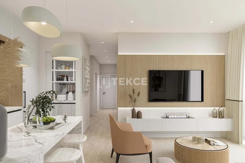 Luxury Seafront Apartments in a Complex in Bodrum Muğla