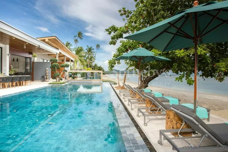 Contemporary Beachfront Villa in Leamsor with Direct Access to the Sea, Ko Samui, 84 84140, Koh Samui, Surat Thani, Thailand. - Photo 9