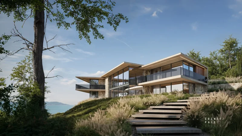Sea View Villa With Approved Renovation Permit In Théoule Sur Mer
