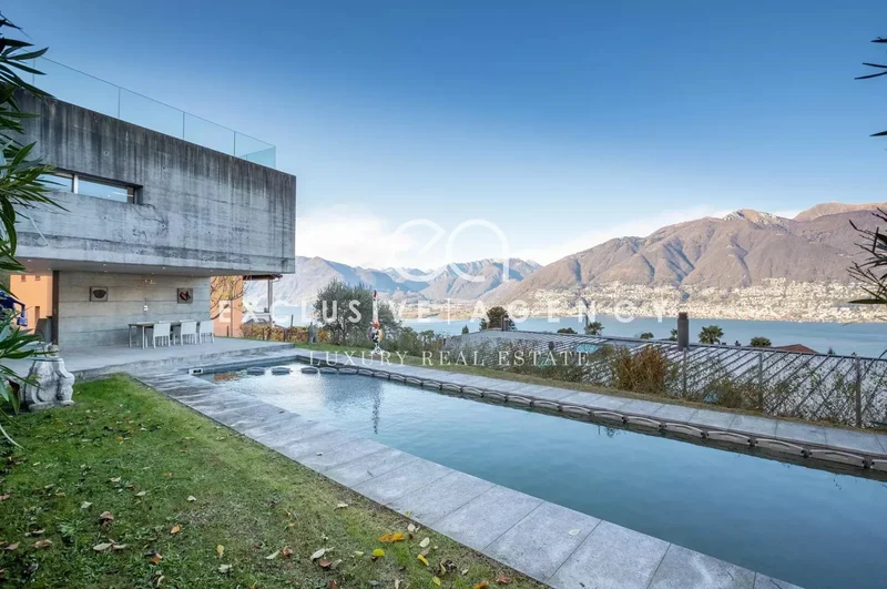 FOSANO Modern and Private Villa with Panoramic Lake Views and Sustainable Technology
