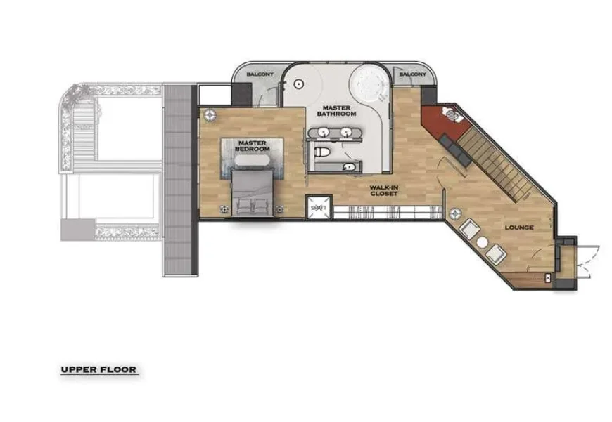 Unique Loft Penthouse at Crystal Garden, Bangkok, Thailand (ID1795594)