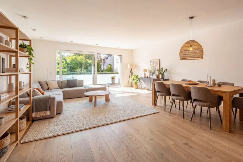 High-quality 4-room apartment from 2019 with stylish aesthetics, ideal layout and west-facing loggia