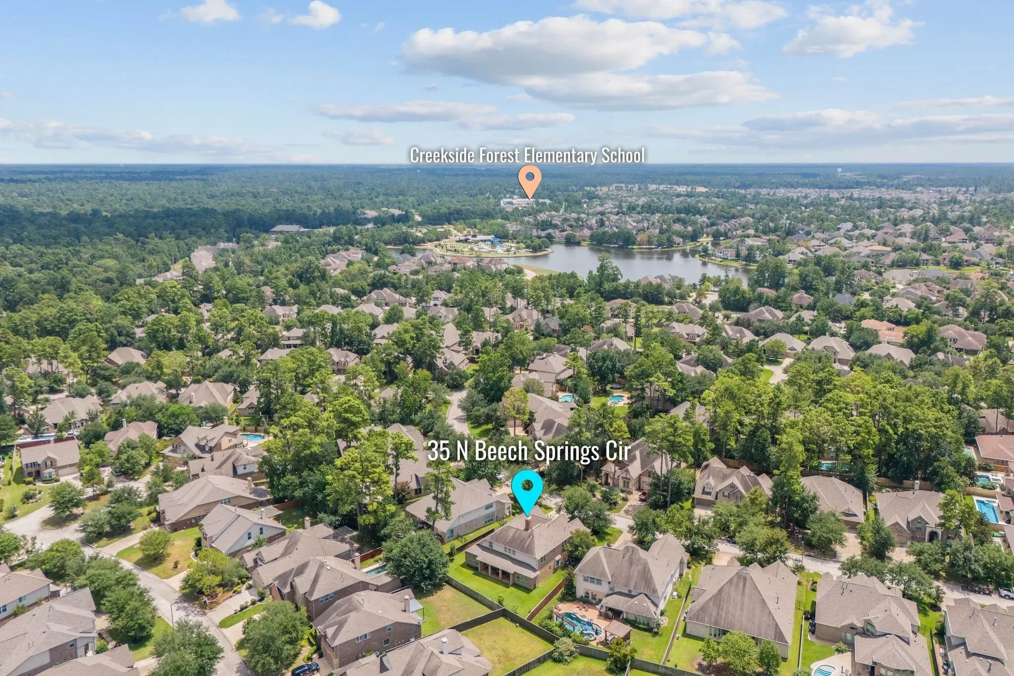 35 N Beech Springs Drive, The Woodlands, TX 77389, The Woodlands, Texas, United States. - Photo 40