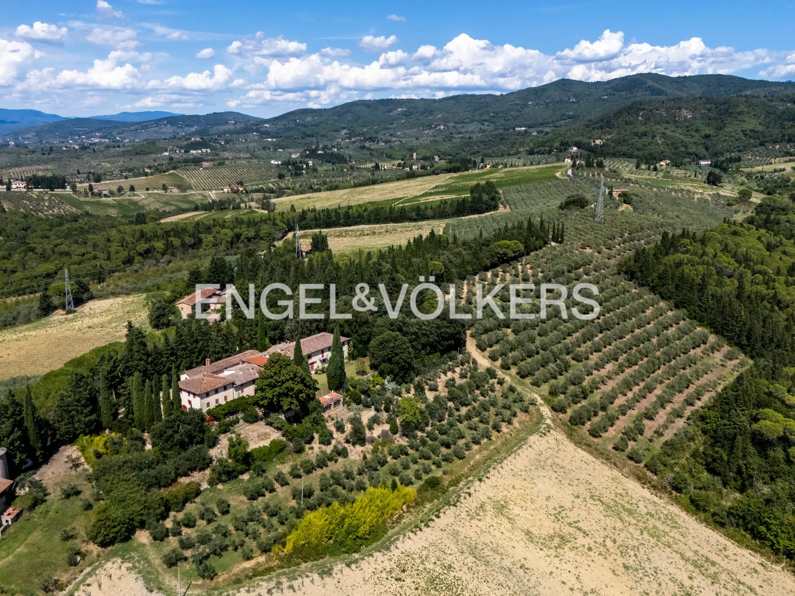 Historic Estate Near Florence with Vineyards & Olive Groves